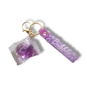 Key chain with keys and accessories