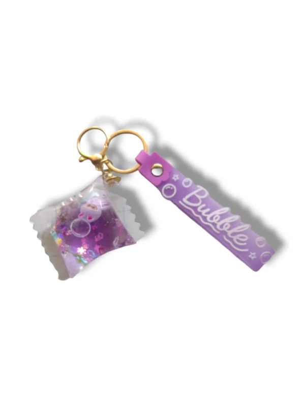 Key chain with keys and accessories