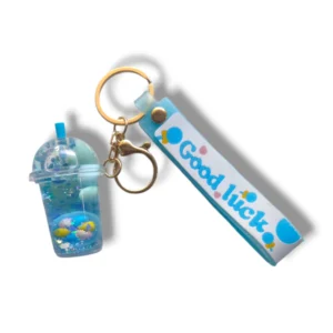 Key chain with keys and accessories