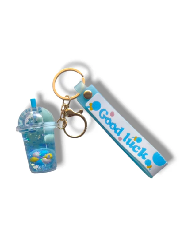 Key chain with keys and accessories