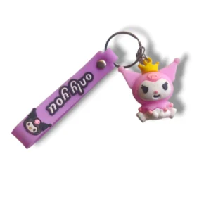 Key chain with keys and accessories