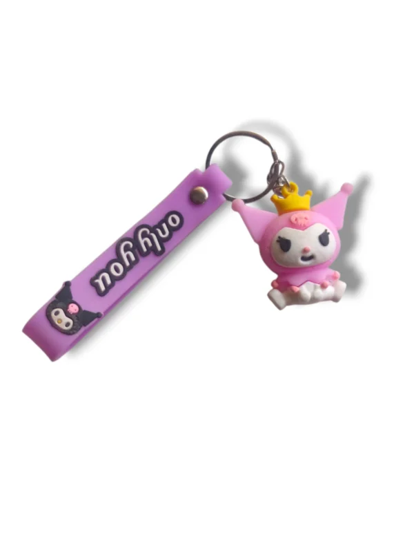 Key chain with keys and accessories