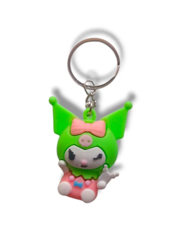 Key chain with keys and accessories