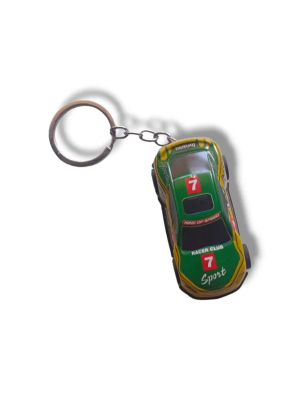 Key chain with keys and accessories