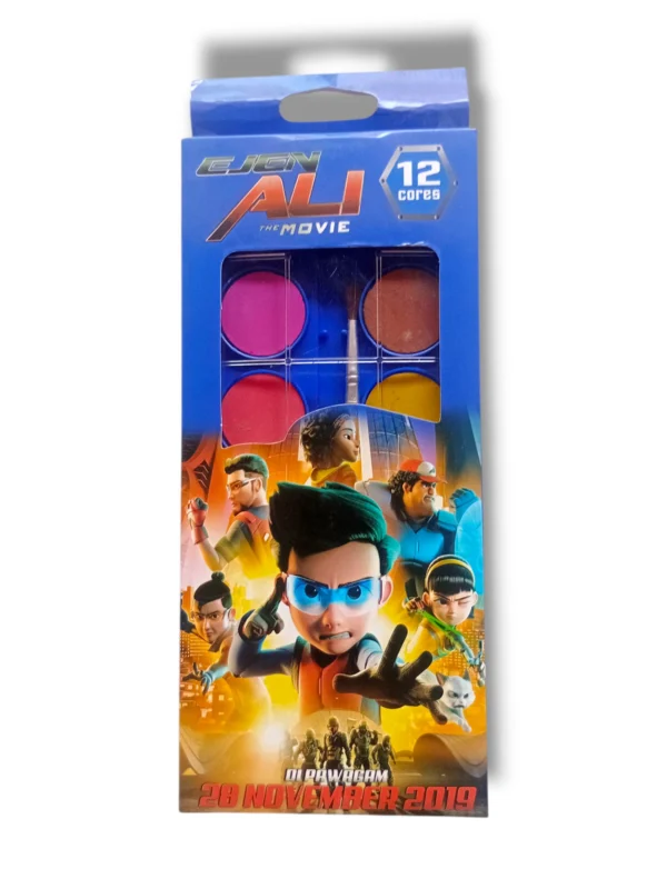 Ejen Ali 12 Aquarelas + 1 Pencil 2912A art set