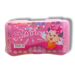 Assorted oil pastels in a variety of vibrant colors.