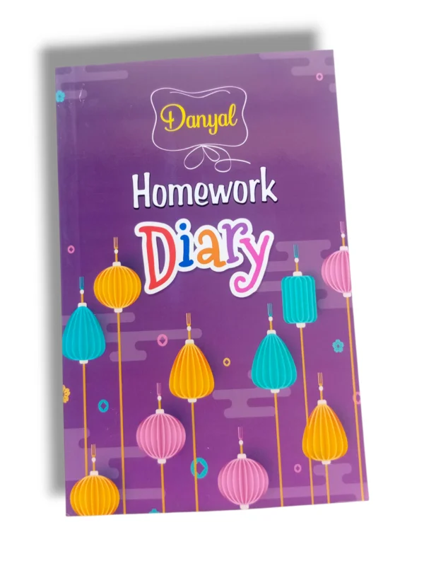 Danyal Home Work Dairy HW-10 Open on a Student's Desk