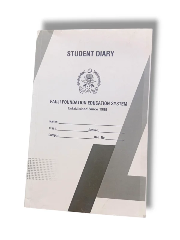 Fauji Foundation Education System student homework diary