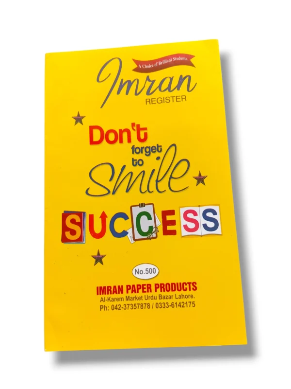 Imran Register 500 official form