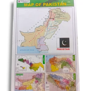 Map of Pakistan showing provinces and administrative regions.