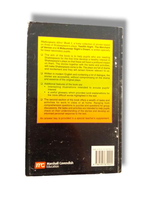 Shakespeare Alive Book 1 by Brendan Buxton cover
