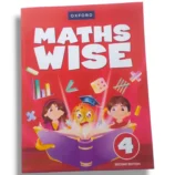 Oxford Maths Wise 4 Textbook Cover for Class 4