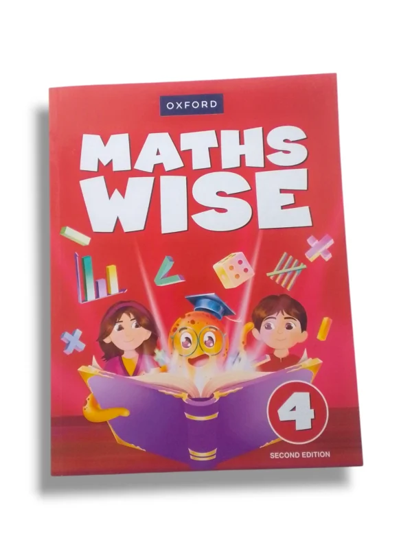 Oxford Maths Wise 4 Textbook Cover for Class 4
