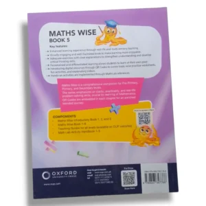 Inside Pages of Oxford Maths Wise 5 Showing Math Exercises