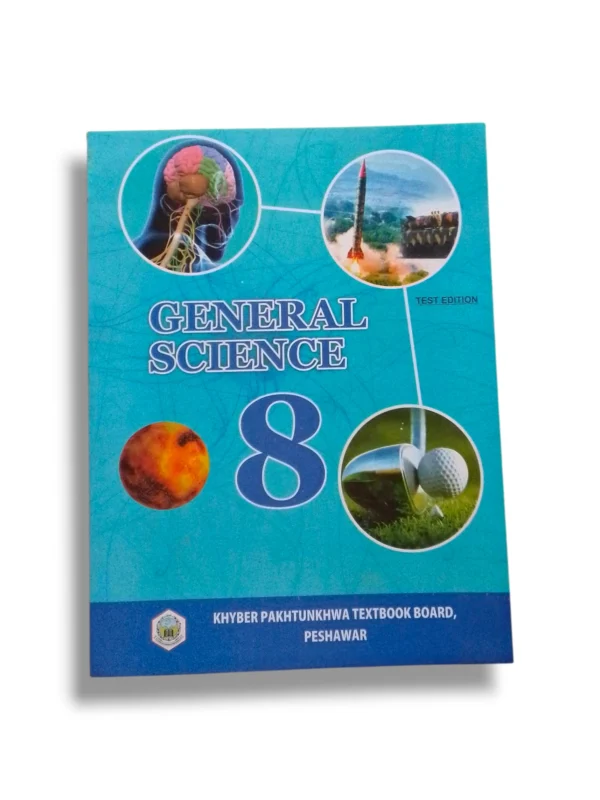 KPK General Science 8 textbook cover for Class 8 students