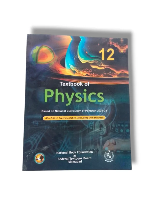 NBF Physics 12 workbook cover for higher secondary students