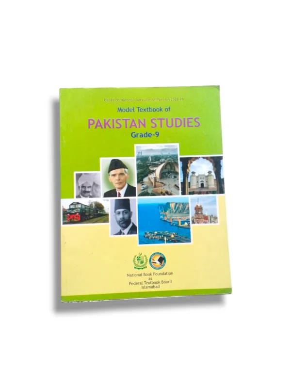 NBF Pakistan Studies 9 workbook cover for students