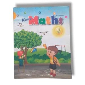 Kanz Maths 4 workbook cover for primary grade students