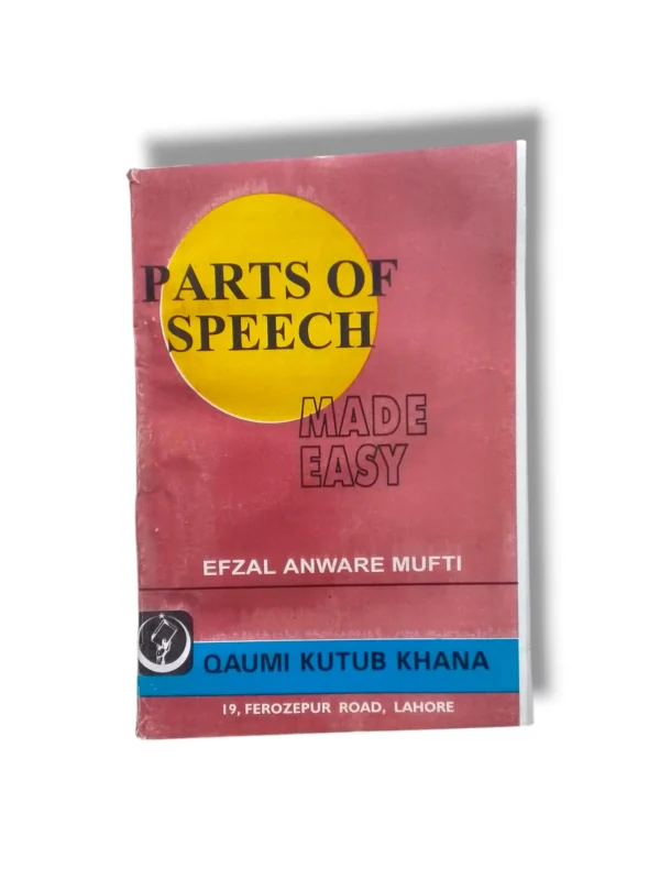 Mastering Parts of Speech Book Cover