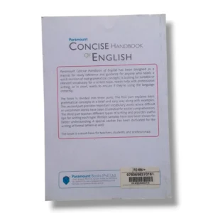 Student studying with Paramount Concise Handbook of English