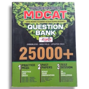 MDCAT Question Bank Grip front cover
